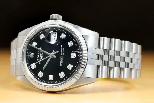 Suitable Fake Rolex Datejust 1601 Caliber 1570 Automatic Movement 36mm Steel Case Mens/unisex Watch - Image 2