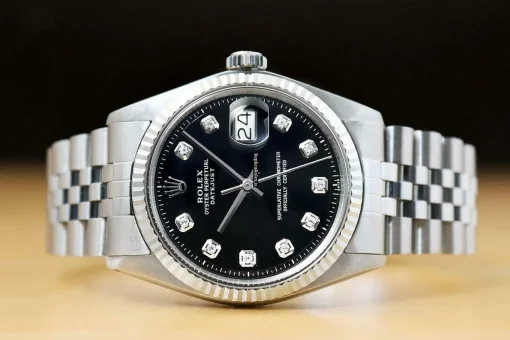 Suitable Fake Rolex Datejust 1601 Caliber 1570 Automatic Movement 36mm Steel Case Mens/unisex Watch - Image 3