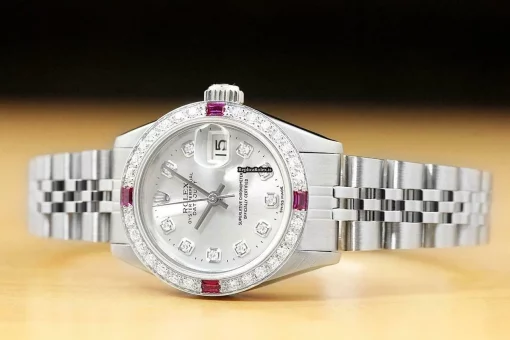 Unique Replica Rolex Lady-datejust 69174 Caliber 2135 Automatic Movement 26mm Steel Case Womens Watch - Image 2