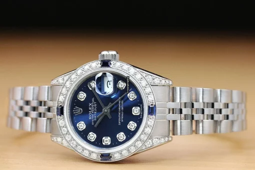 Cheap Fakes Rolex Lady-datejust 69174 Caliber 2135 Automatic Movement 26mm Steel Case Womens Watch - Image 3