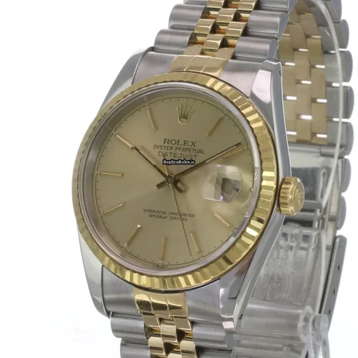 Lovely Replica Rolex Datejust 16233 Caliber 3135 Automatic Movement 36mm Gold/steel Case Mens/unisex Watch