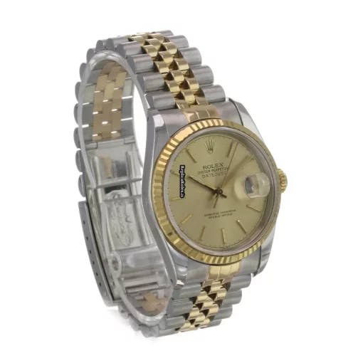 Lovely Replica Rolex Datejust 16233 Caliber 3135 Automatic Movement 36mm Gold/steel Case Mens/unisex Watch - Image 9