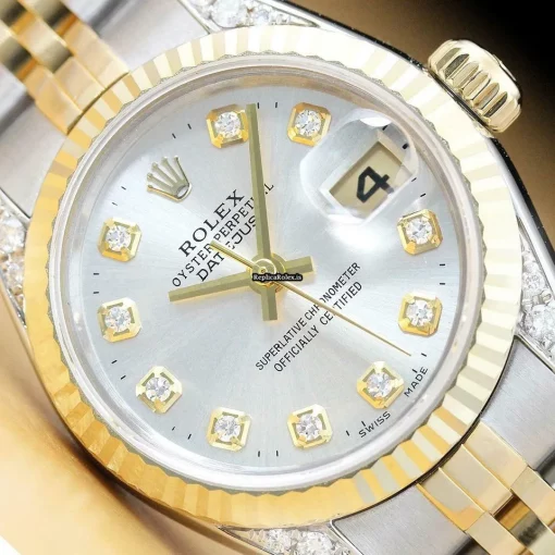 High-end Fake Rolex Lady-datejust 69173 Caliber 2135 Automatic Movement 26mm Steel Case Womens Watch
