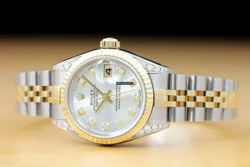 High-end Fake Rolex Lady-datejust 69173 Caliber 2135 Automatic Movement 26mm Steel Case Womens Watch - Image 3