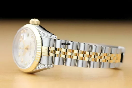 High-end Fake Rolex Lady-datejust 69173 Caliber 2135 Automatic Movement 26mm Steel Case Womens Watch - Image 4