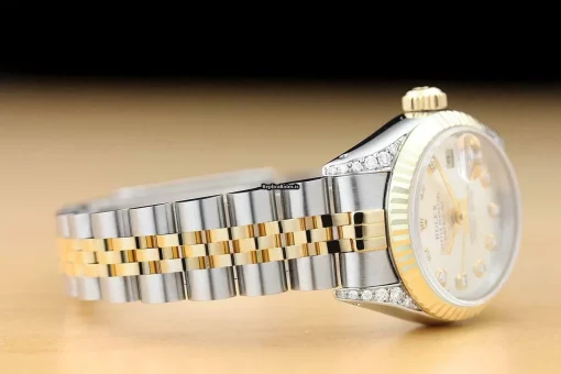 High-end Fake Rolex Lady-datejust 69173 Caliber 2135 Automatic Movement 26mm Steel Case Womens Watch - Image 7