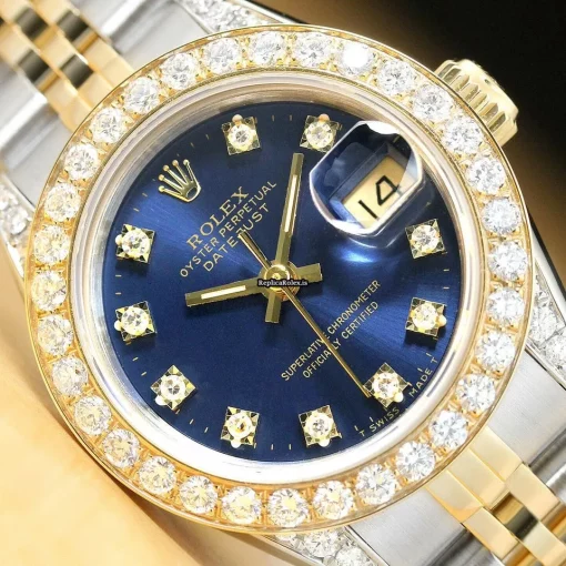 Quality Fake Rolex Lady-datejust 69173 Caliber 2135 Automatic Movement 26mm Steel Case Womens Watch