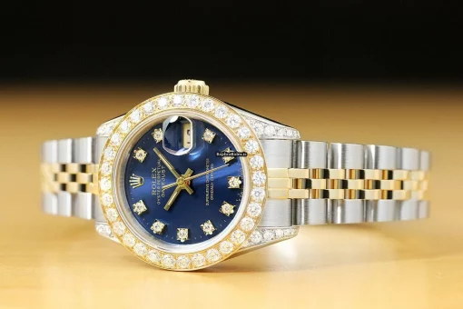 Quality Fake Rolex Lady-datejust 69173 Caliber 2135 Automatic Movement 26mm Steel Case Womens Watch - Image 2
