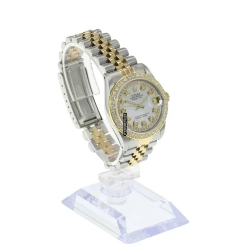 Affordable Replica Rolex Lady-datejust 68273 Caliber 2135 Automatic Movement 31mm Gold/steel Case Womens Watch - Image 11