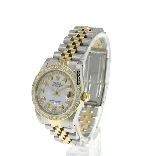 Affordable Replica Rolex Lady-datejust 68273 Caliber 2135 Automatic Movement 31mm Gold/steel Case Womens Watch - Image 3