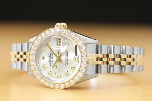 Ideal Fake Rolex Lady-datejust 69173 Caliber 2135 Automatic Movement 26mm Steel Case Womens Watch - Image 2