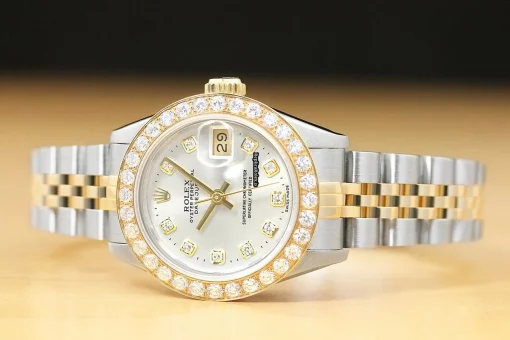 Ideal Fake Rolex Lady-datejust 69173 Caliber 2135 Automatic Movement 26mm Steel Case Womens Watch - Image 3