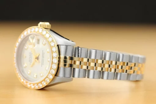 Ideal Fake Rolex Lady-datejust 69173 Caliber 2135 Automatic Movement 26mm Steel Case Womens Watch - Image 4