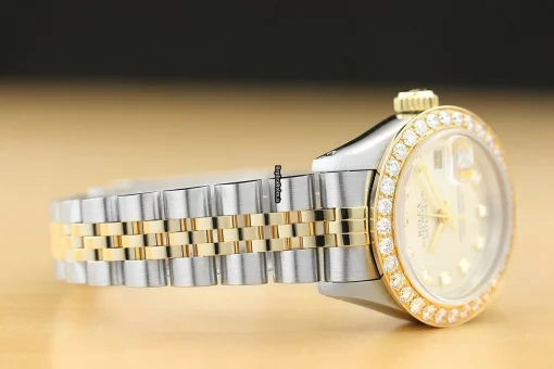 Ideal Fake Rolex Lady-datejust 69173 Caliber 2135 Automatic Movement 26mm Steel Case Womens Watch - Image 7