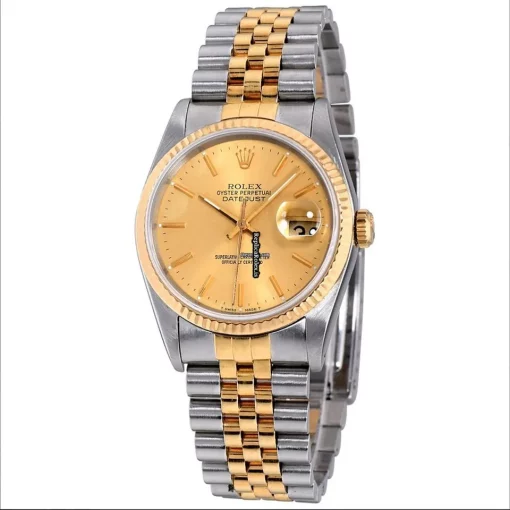 Top Fakes Rolex Datejust Self Winding Automatic 36mm Gold/steel Case Mens/unisex Watch
