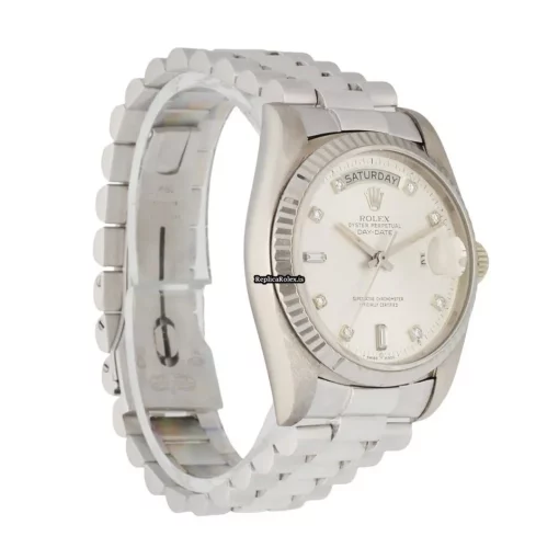 Appealing Replica Rolex Day-date 36 18039 Automatic Movement 36mm White Gold Case Mens/unisex Watch - Image 3