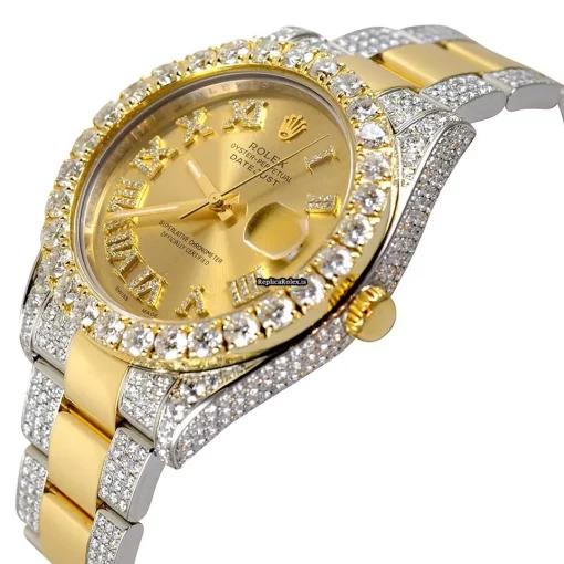 Great Fake Rolex Datejust Self Winding Automatic 41mm Gold/steel Case Mens/unisex Watch - Image 2