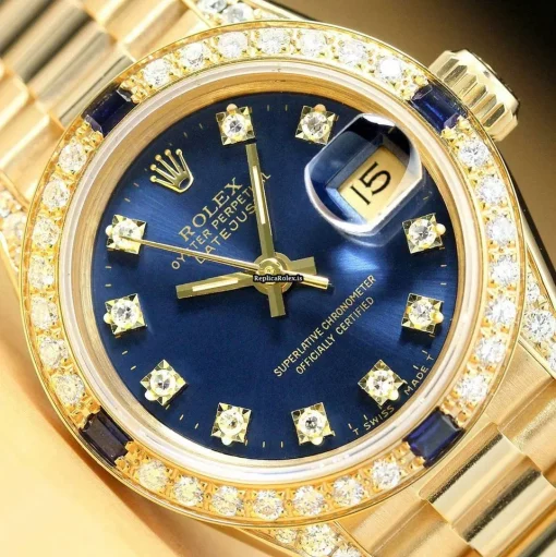 Aaa Replica Rolex Lady-datejust 69178 Caliber 2135 Automatic Movement 26mm Yellow Gold Case Womens Watch