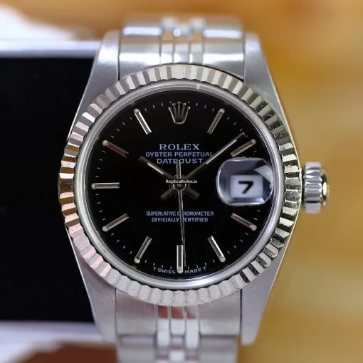 Superior Fake Rolex Lady-datejust 69174 Caliber 2135 Automatic Movement 26mm Steel Case Womens Watch