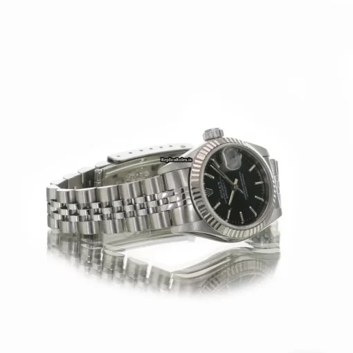 Superior Fake Rolex Lady-datejust 69174 Caliber 2135 Automatic Movement 26mm Steel Case Womens Watch - Image 10