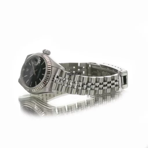 Superior Fake Rolex Lady-datejust 69174 Caliber 2135 Automatic Movement 26mm Steel Case Womens Watch - Image 8