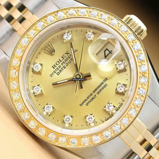 Special Fake Rolex Lady-datejust 69173 Caliber 2135 Automatic Movement 26mm Steel Case Womens Watch