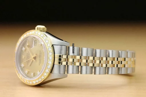 Special Fake Rolex Lady-datejust 69173 Caliber 2135 Automatic Movement 26mm Steel Case Womens Watch - Image 4