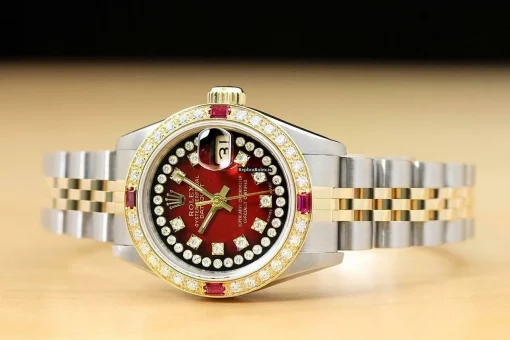 Design Replica Rolex Lady-datejust 69173 Caliber 2135 Automatic Movement 26mm Steel Case Womens Watch - Image 3