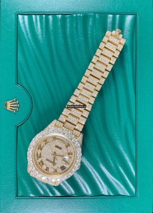 High-end Replica Rolex Day-date 40 228238 Caliber 3255 Automatic Movement 40mm Yellow Gold Case Mens/unisex Watch - Image 6