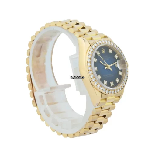 Epic Replica Rolex Lady-datejust 69178 Caliber 2135 Automatic Movement 26mm Yellow Gold Case Womens Watch - Image 6