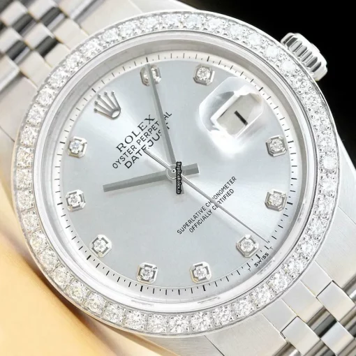 Amazing Fake Rolex Datejust 1601 Caliber 1570 Automatic Movement 36mm Steel Case Mens/unisex Watch