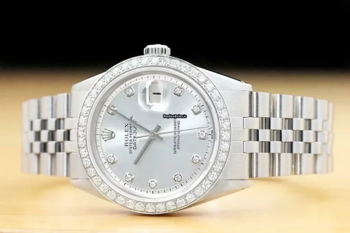 Amazing Fake Rolex Datejust 1601 Caliber 1570 Automatic Movement 36mm Steel Case Mens/unisex Watch - Image 3