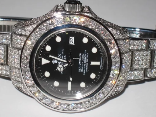 Luxury Replica Rolex Sea-dweller Deepsea Self Winding Automatic 44mm Steel Case Mens/unisex Watch