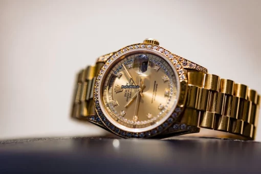 Superior Fake Rolex Day-date 18138 Caliber 3055 Automatic Movement 36mm Yellow Gold Case Mens/unisex Watch - Image 8