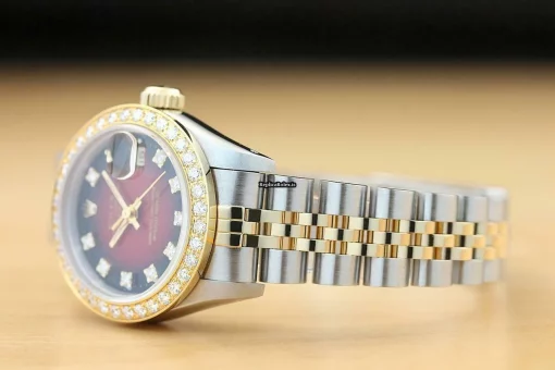 Superb Fake Rolex Lady-datejust 69173 Caliber 2135 Automatic Movement 26mm Steel Case Womens Watch - Image 4