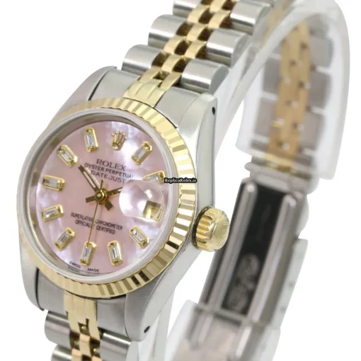 Wonderful Copy Rolex Lady-datejust 69173 Caliber 2135 Automatic Movement 26mm Gold/steel Case Womens Watch - Image 3