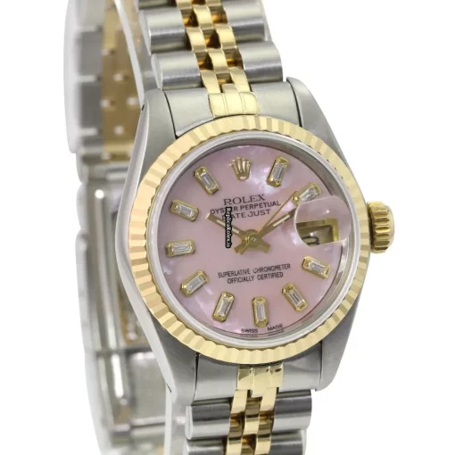 Wonderful Copy Rolex Lady-datejust 69173 Caliber 2135 Automatic Movement 26mm Gold/steel Case Womens Watch - Image 4