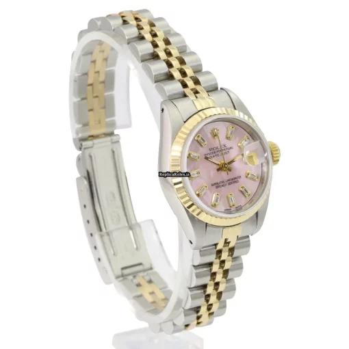 Wonderful Copy Rolex Lady-datejust 69173 Caliber 2135 Automatic Movement 26mm Gold/steel Case Womens Watch - Image 9