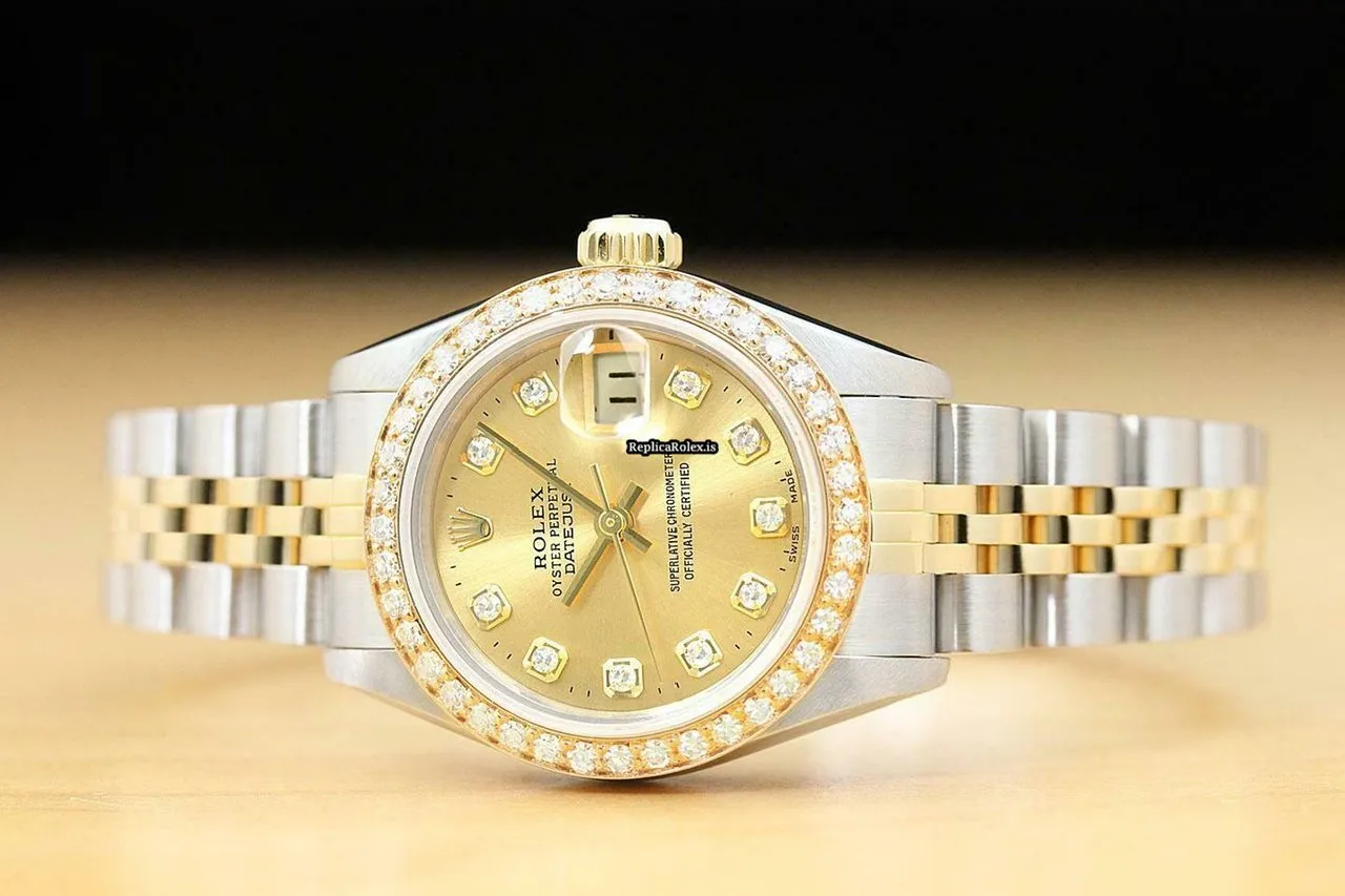 Fantastic Replica Rolex Lady-datejust 69173 Caliber 2135 Automatic Movement 26mm Steel Case Womens Watch - Image 3