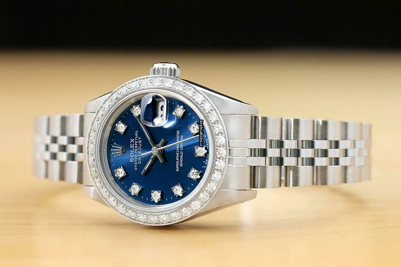 Superb Fake Rolex Lady-datejust 69174 Caliber 2135 Automatic Movement 26mm Steel Case Womens Watch - Image 2