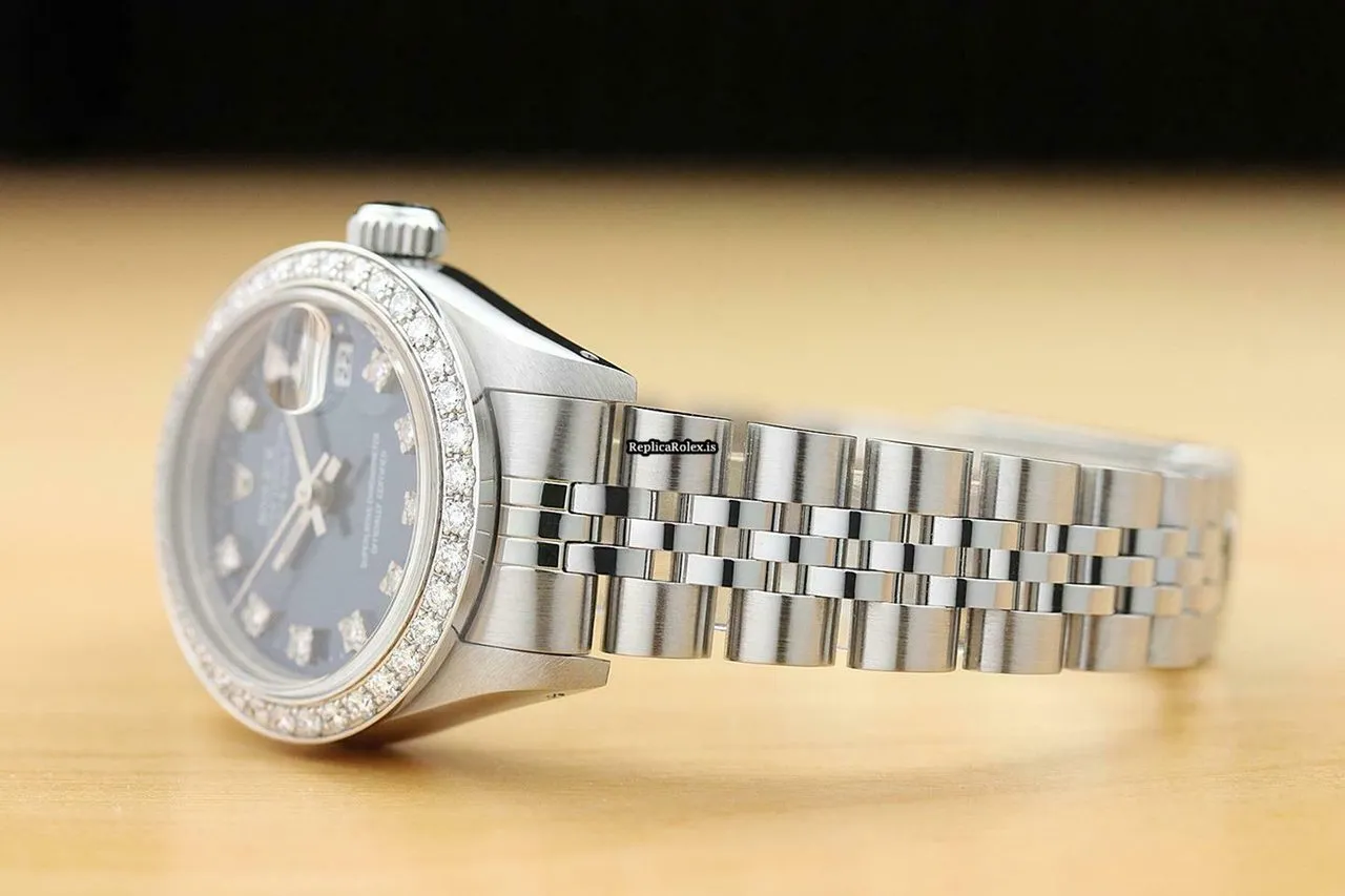 Superb Fake Rolex Lady-datejust 69174 Caliber 2135 Automatic Movement 26mm Steel Case Womens Watch - Image 4