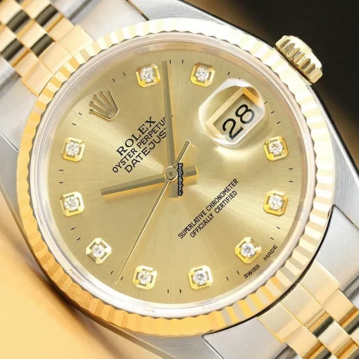 Stylish Fakes Rolex Datejust 16233 Caliber 3135 Automatic Movement 36mm Steel Case Mens/unisex Watch