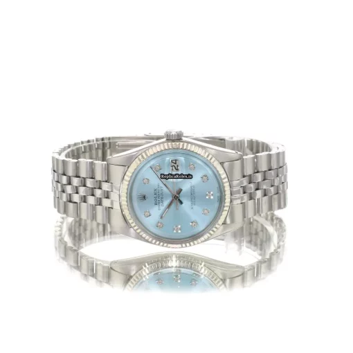 Fantastic Replica Rolex Datejust 1601 Caliber 1570 Automatic Movement 36mm Gold/steel Case Mens/unisex Watch - Image 3