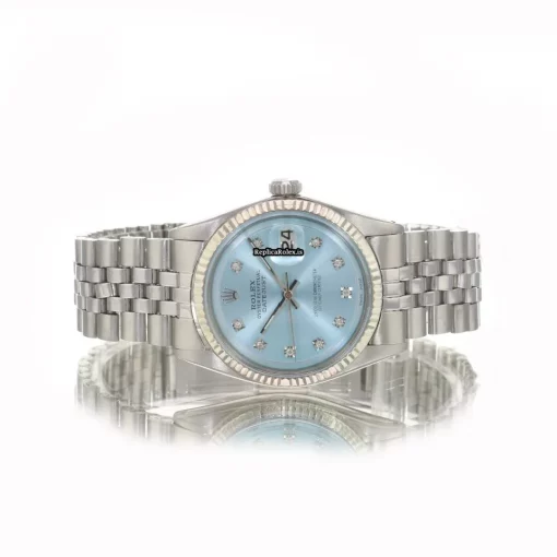 Fantastic Replica Rolex Datejust 1601 Caliber 1570 Automatic Movement 36mm Gold/steel Case Mens/unisex Watch - Image 4