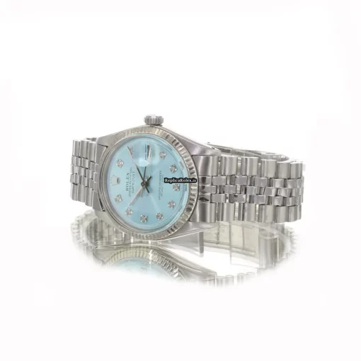 Fantastic Replica Rolex Datejust 1601 Caliber 1570 Automatic Movement 36mm Gold/steel Case Mens/unisex Watch - Image 5