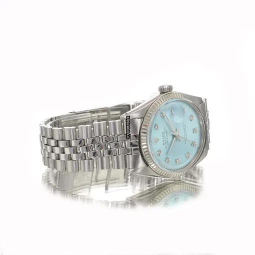 Fantastic Replica Rolex Datejust 1601 Caliber 1570 Automatic Movement 36mm Gold/steel Case Mens/unisex Watch - Image 6