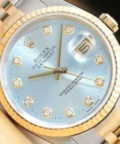 Lovely Fake Rolex Datejust 16233 Caliber 3135 Automatic Movement 36mm Steel Case Mens/unisex Watch