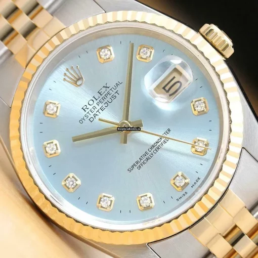 Lovely Fake Rolex Datejust 16233 Caliber 3135 Automatic Movement 36mm Steel Case Mens/unisex Watch