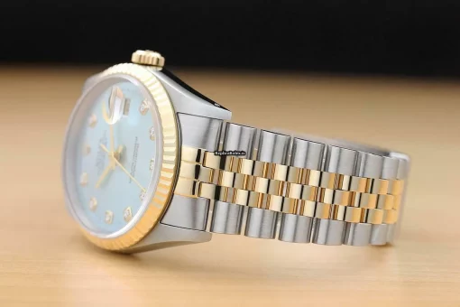 Lovely Fake Rolex Datejust 16233 Caliber 3135 Automatic Movement 36mm Steel Case Mens/unisex Watch - Image 3