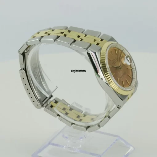 Luxury Replica Rolex Datejust 1630 Caliber 1570 Automatic Movement 36mm Gold/steel Case Mens/unisex Watch - Image 4
